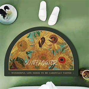 Oil Painting Style Diatom Mud Doormat: The Perfect Fusion of Art and Practicality