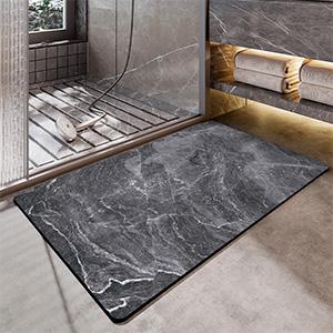  Marble-patterned Diatomaceous Earth Doormat: An Exquisite Choice for Quality Homes