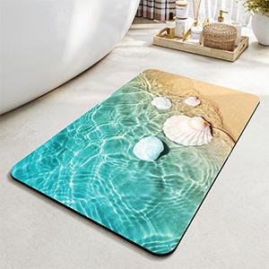 Ocean Beach Series Doormats: Embark on a Dreamy Seaside Journey at Home