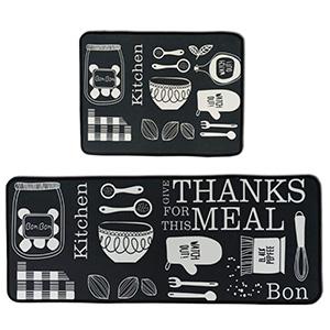 Multifunctional Two-piece Set of Kitchen Doormats