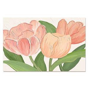 Animals with Flowers  Printed PVC Roll Door Mat 