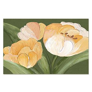 Loverly Flowers Printed PVC Roll Door Mat 