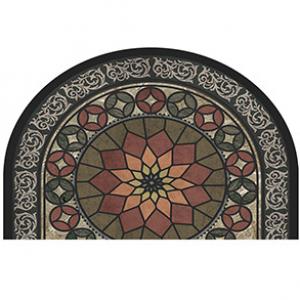 Half Circle Coir Entrance Doormat