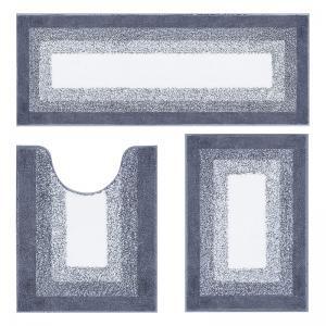 Gradient color bathroom three piece set
