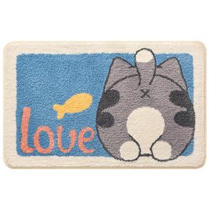 Love Cat Bath Mat