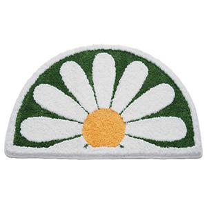 Daisy Flower Bathroom Floor Mat 
